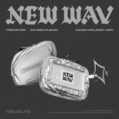 트레저 (TREASURE) - 4th MINI ALBUM [NEW WAV] CARD HOLDER VER. (Limited Edition)