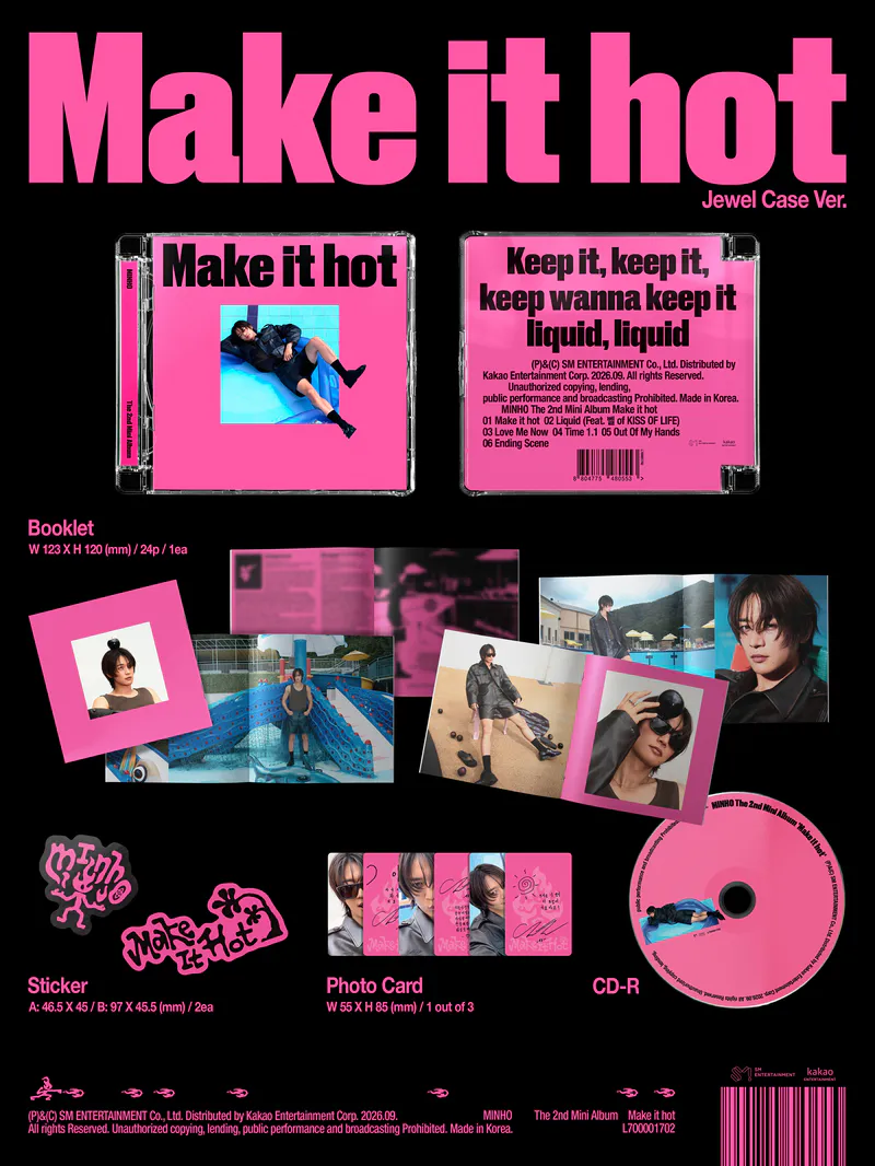 민호 - 미니 2집 [Make it hot] (Jewel Case Ver.) 2