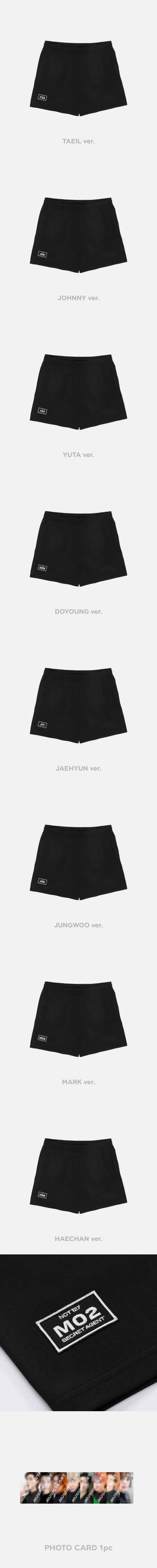 2024 NCT 127 8th ANNIVERSARY FANMEETING [8ECRET INVITATION] MD - SHORT PANTS SET 2