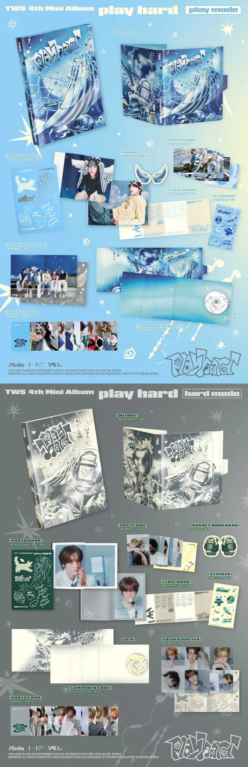 [랜덤] TWS(투어스) - TWS 4th Mini Album [play hard] 2