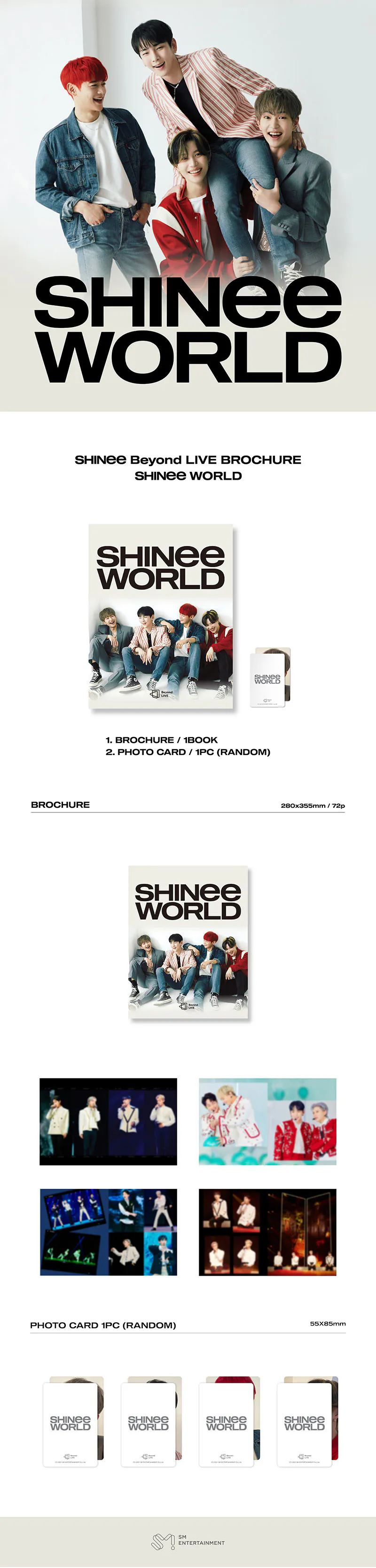 SHINee (샤이니) - Beyond LIVE BROCHURE [SHINee : SHINee WORLD] 상세 이미지 2