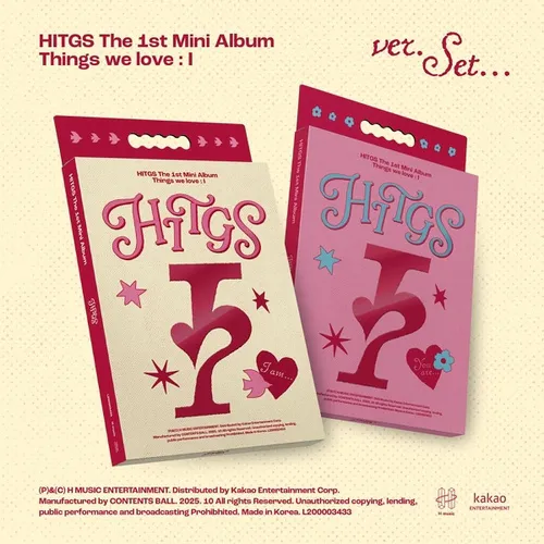 [랜덤]HITGS (힛지스) - The 1st Mini Album - [Things we love : I] [2종 중 랜덤 1종]