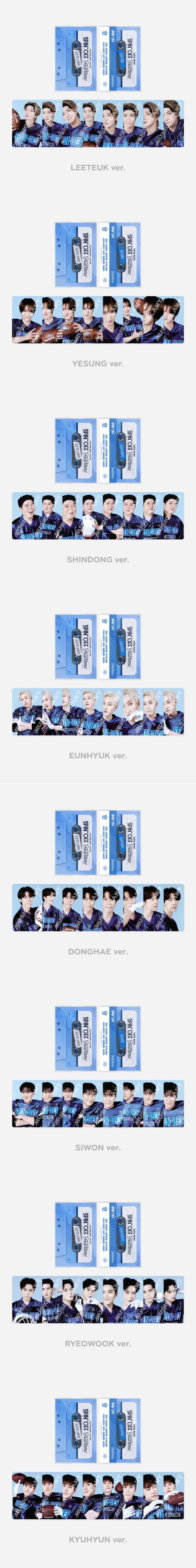 2024 SUPER JUNIOR [SUPER SHOW SPIN-OFF : Halftime] MD - CASSETTE TAPE PHOTO SET 상세 이미지 2
