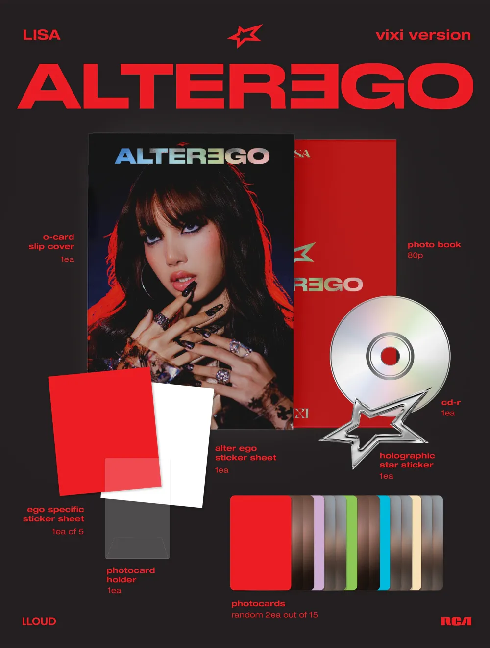 LISA - [Alter Ego –photobook vixi ver.] 상세 이미지 2