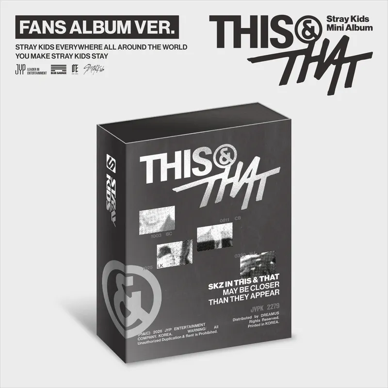 Stray Kids(스트레이 키즈) - THIS & THAT (FANS ALBUM VER.)(1종)