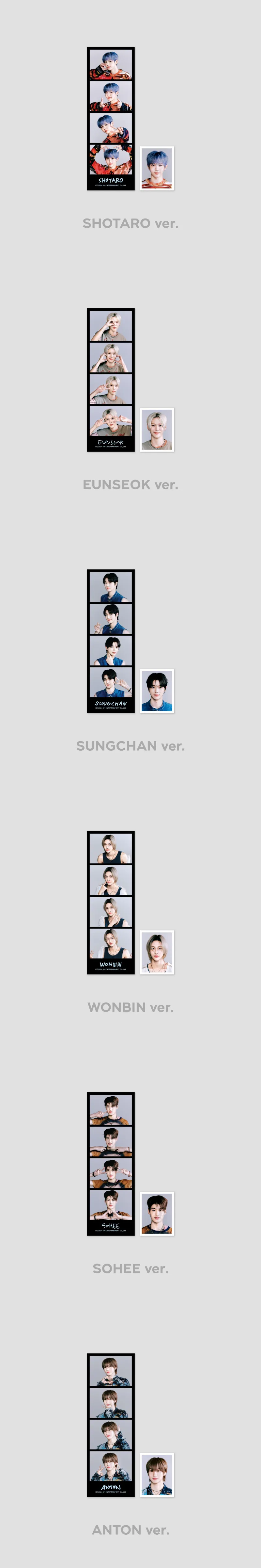 2024 RIIZE FANCON ‘RIIZING DAY’ MD - 4 CUT + ID PHOTO SET 상세 이미지 2