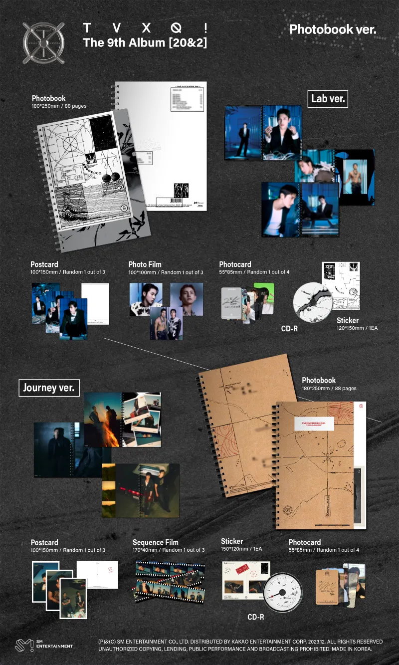 [세트] 동방신기 (TVXQ!) - 정규 9집 [20&2] (Photo Book Ver.) 2