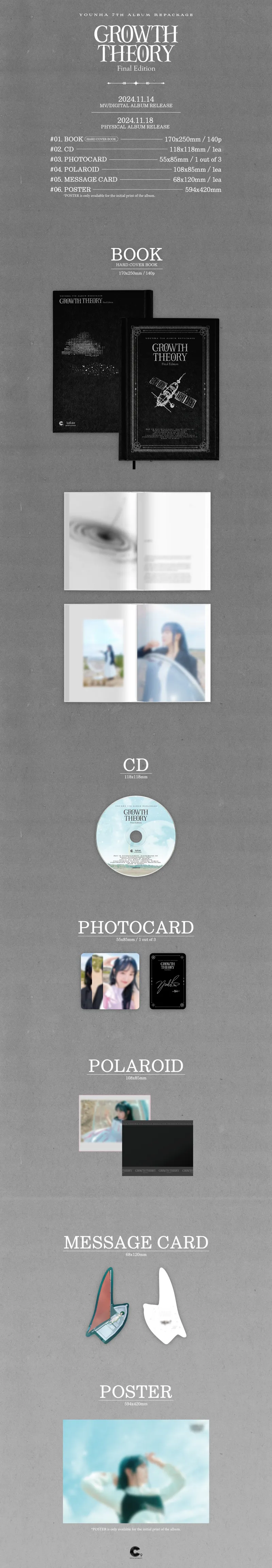 윤하 (YOUNHA) - 7th Album Repackage [GROWTH THEORY : Final Edition] 2