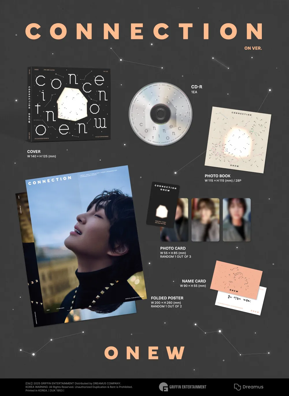 [랜덤] 온유 (ONEW) - 미니 4집 [CONNECTION] (Digipack Ver.) 상세 이미지 3