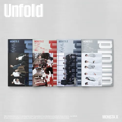 [세트] MONSTA X (몬스타엑스) - 정규앨범 [Unfold] 일반반