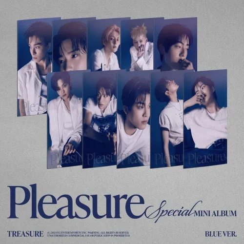 트레저 (TREASURE) - SPECIAL MINI ALBUM [PLEASURE] [BLUE VER.]