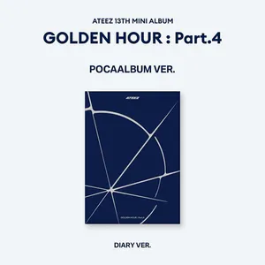 ATEEZ(에이티즈) - GOLDEN HOUR : Part.4 (POCAALBUM VER.)(DIARY Ver.)