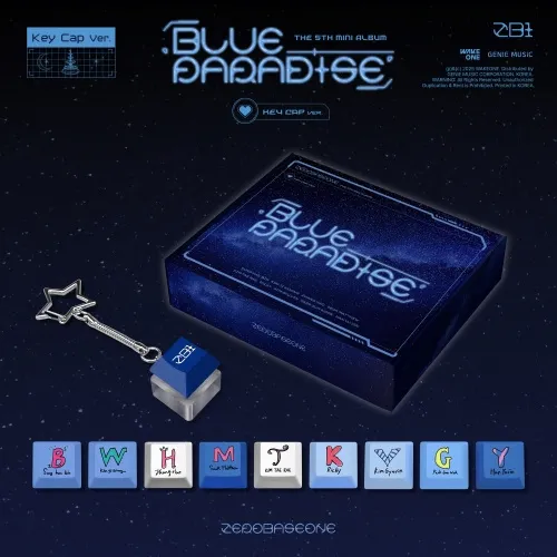 ZEROBASEONE - 미니 5집 [BLUE PARADISE] (Key Cap Ver.)