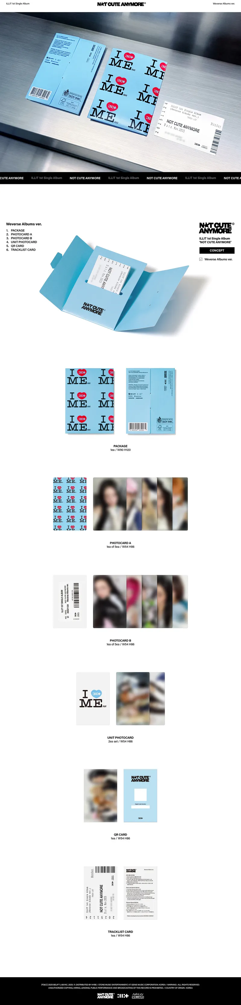 아일릿(ILLIT) - [NOT CUTE ANYMORE] (Weverse Albums ver.) 2