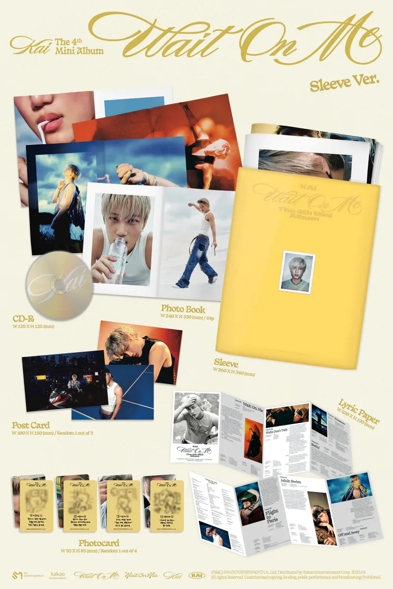 KAI (카이) - 미니 4집 [Wait On Me] (Sleeve Ver.) 2