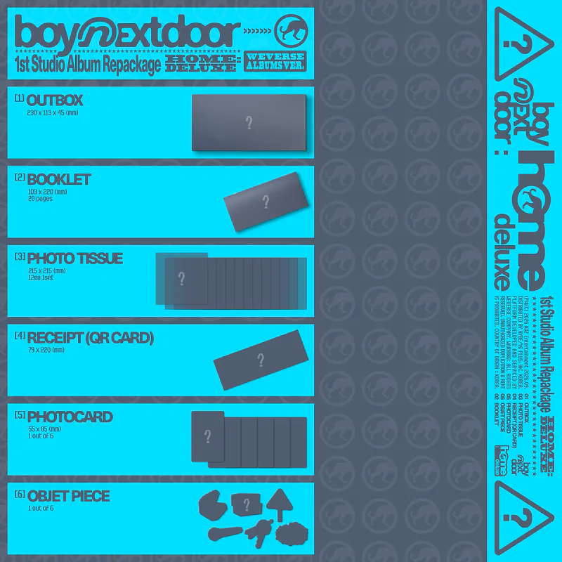 BOYNEXTDOOR - 1st Studio Album Repackage [HOME: DELUXE] (Weverse Albums ver.) 4