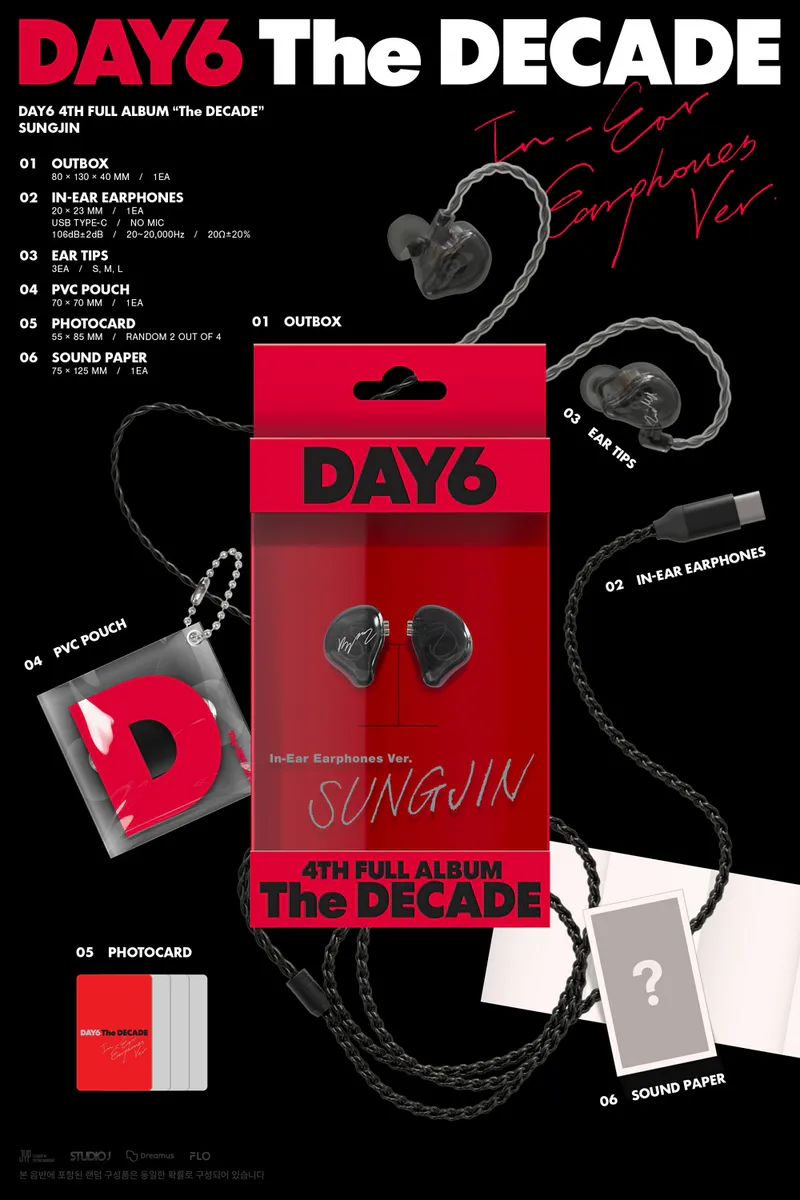 [랜덤] DAY6 (데이식스) - [The DECADE] (이어폰반) 3