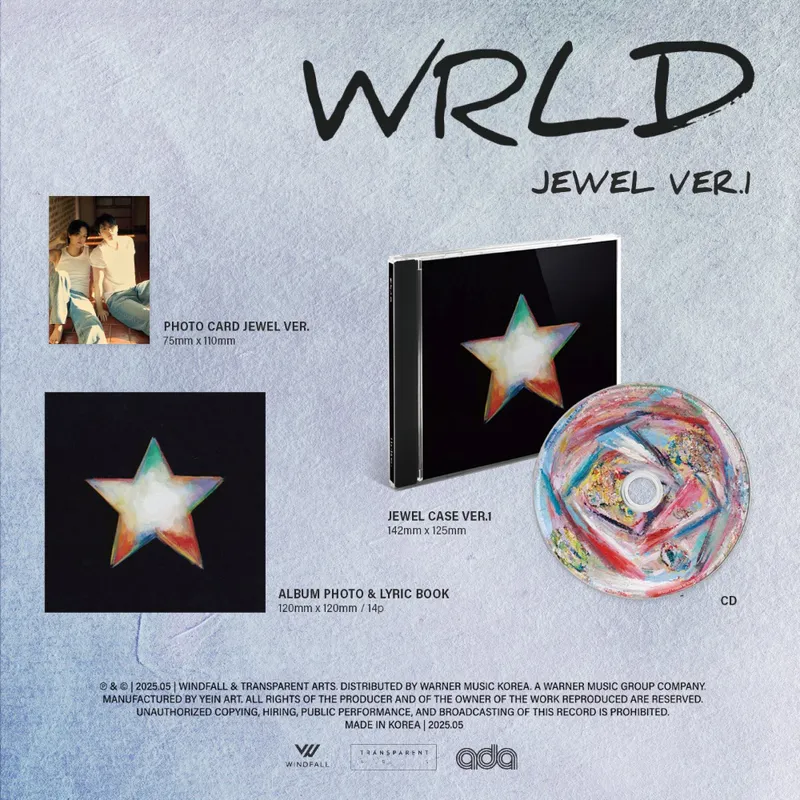 The Rose(더 로즈) - EP 앨범 [WRLD] (Jewel Ver.) (Ver 1) 2