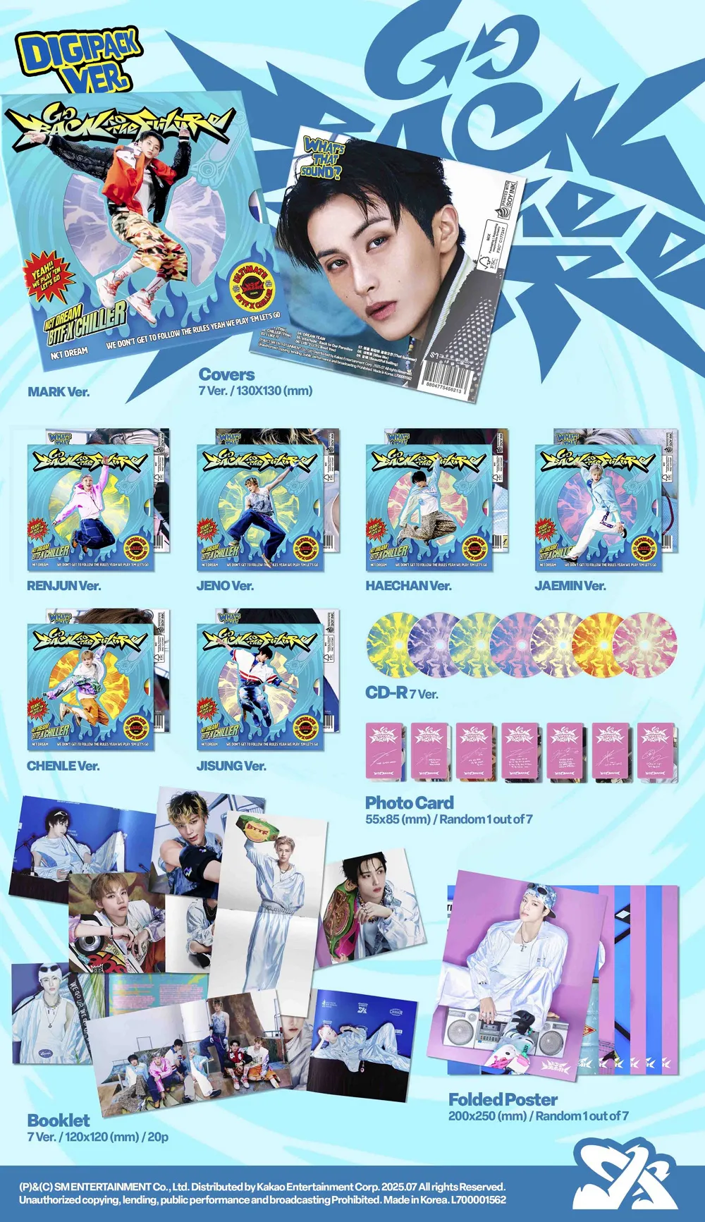 [랜덤] NCT DREAM (엔시티 드림) - [Go Back To The Future] (Digipack Ver.) 상세 이미지 2
