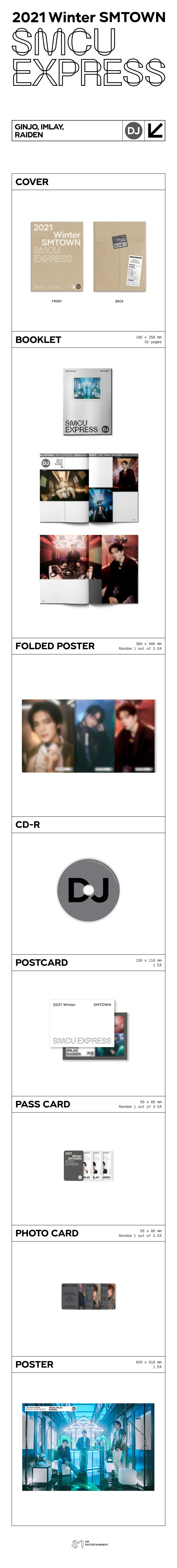 GINJO, IMLAY, RAIDEN (긴조, 임레이, 레이든) - 2021 Winter SMTOWN : SMCU EXPRESS (GINJO, IMLAY, RAIDEN) 2