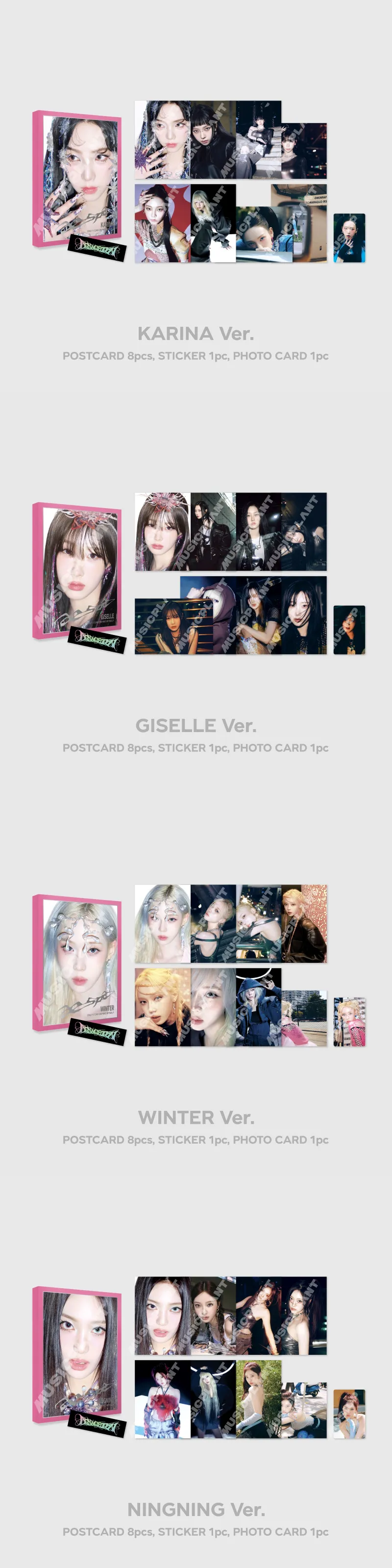 aespa 'Armageddon : The Mystery Circle' MD - POSTCARD SET 상세 이미지 2
