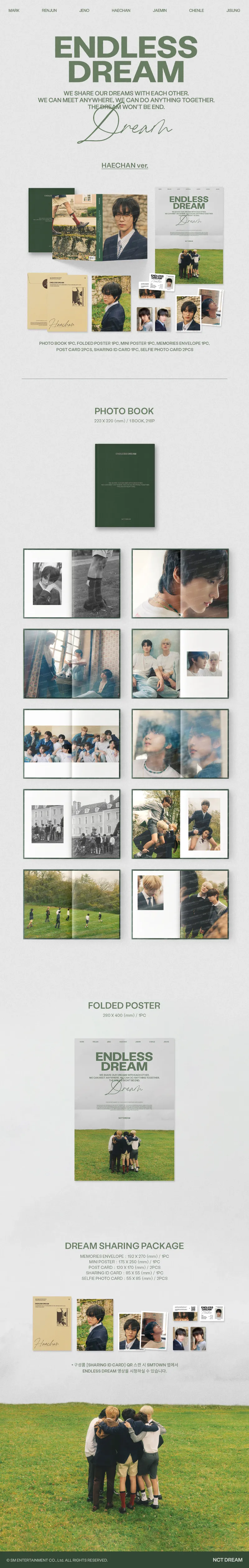 NCT DREAM PHOTO BOOK [ENDLESS DREAM]_HAECHAN ver. 2