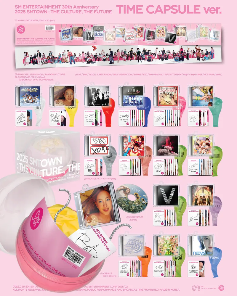 [2025 SMTOWN : THE CULTURE, THE FUTURE] (TIME CAPSULE Ver.)(스마트앨범) 2