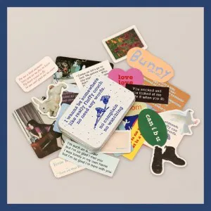백예린 (Yerin Baek) - 턴온댓블루바이닐 틴 케이스 스티커 세트 (Turn on that Blue Vinyl Tin Case Sticker Set)
