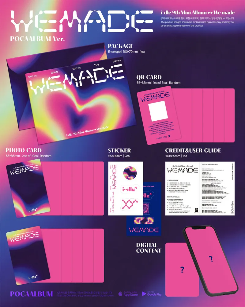 i-dle (아이들) - 미니 9집 [We made] (POCAALBUM Ver.) 2