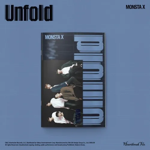 MONSTA X (몬스타엑스) - 정규앨범 [Unfold] 일반반 (Heartbreak Ver)