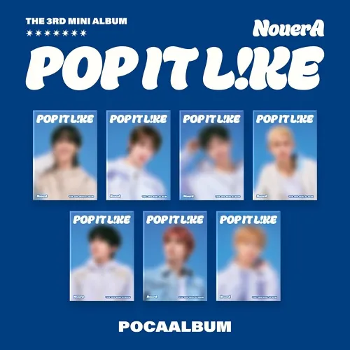 [랜덤] NouerA(누에라) - 미니 3집 [POP IT LIKE] (GIHYEON JUNPYO / HYUNJUN / YUSEOP/ LIN / FAN / MIRAKU ver.)