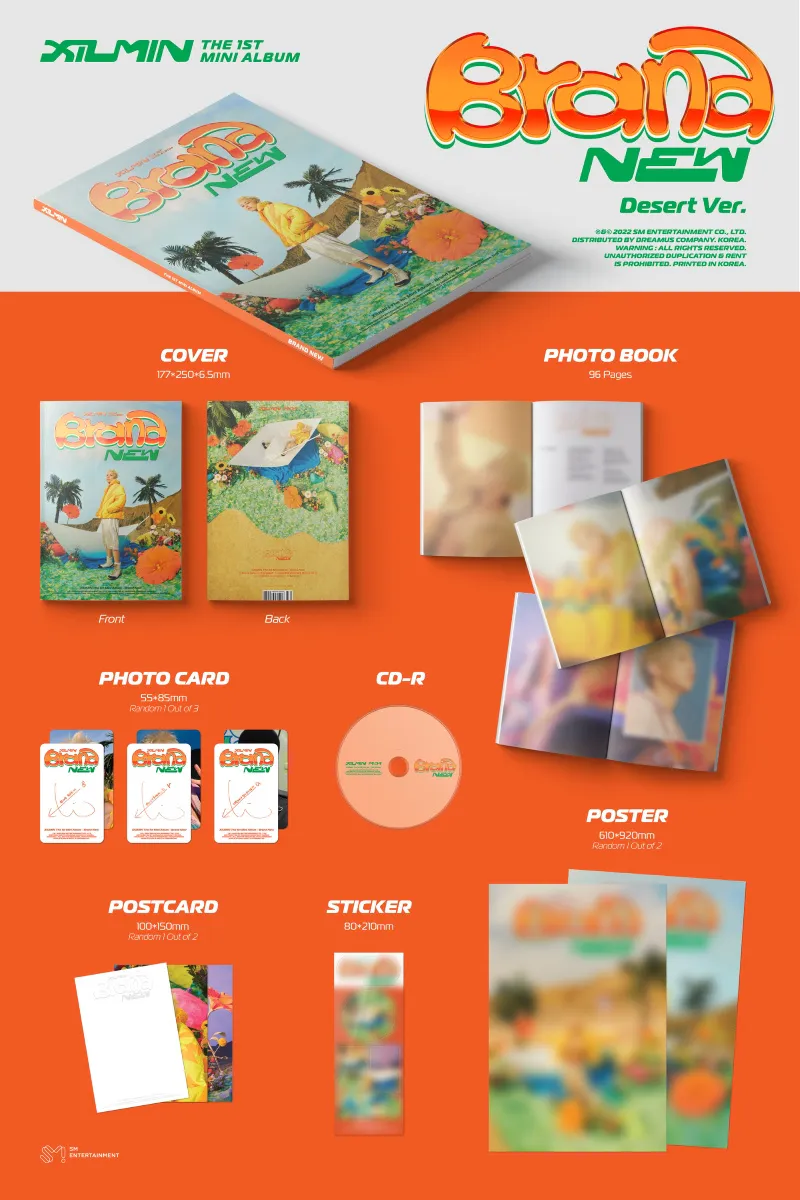 [랜덤] 시우민 (XIUMIN) - 미니1집 [Brand New] (Photo Book Ver.) 2