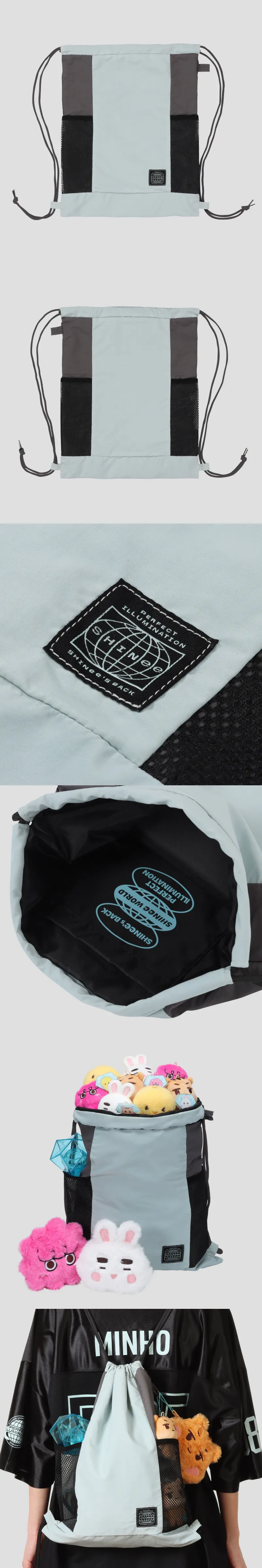 SHINee WORLD VI [PERFECT ILLUMINATION : SHINee'S BACK] MD - GYM SACK 상세 이미지 2