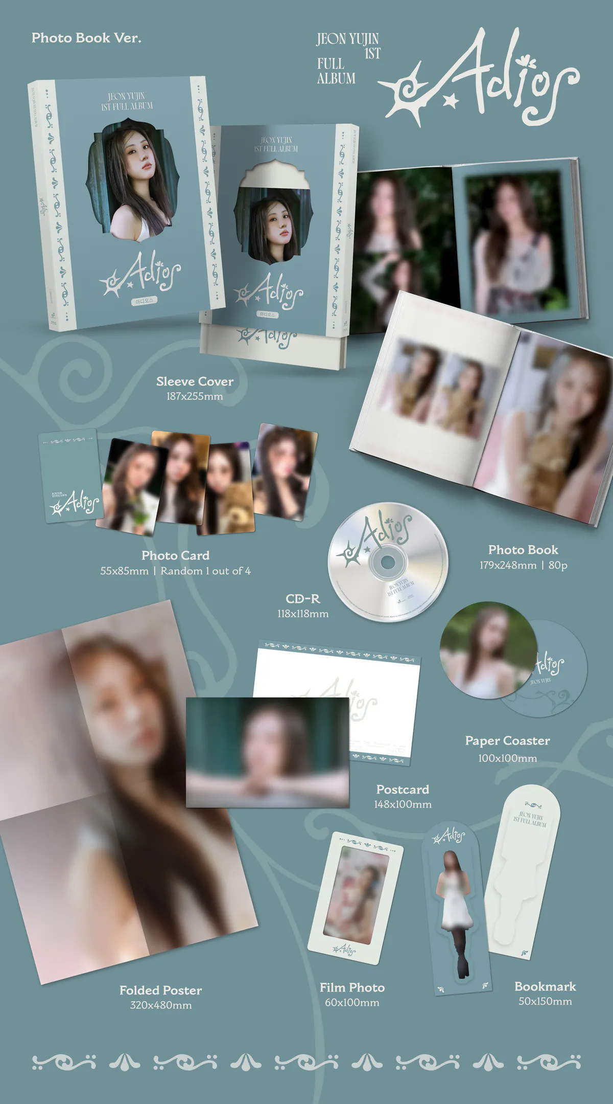 전유진 - 정규 1집 [Adios] (Photo Book Ver.) 상세 이미지 2
