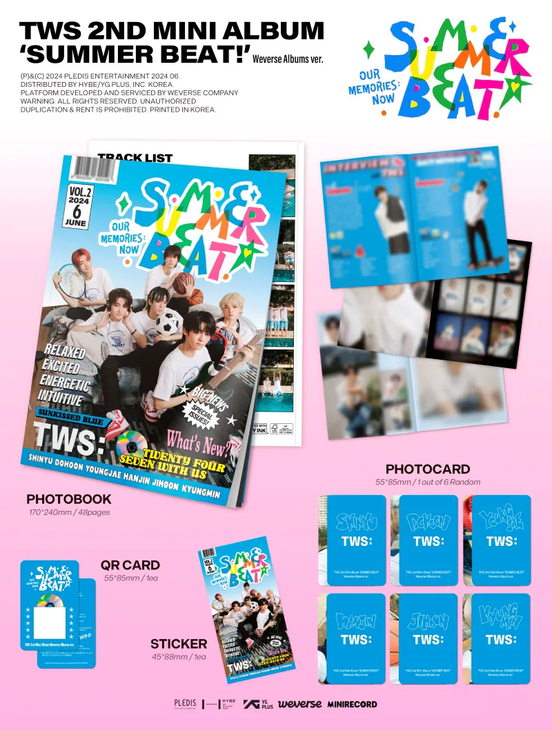 TWS (투어스) - 2nd Mini Album [SUMMER BEAT!] (Weverse Albums ver.) 2