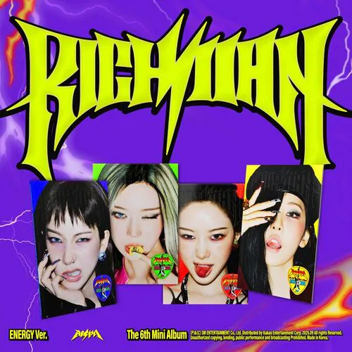 [세트] 에스파 (aespa) - 미니 6집 [Rich Man] (ENERGY Ver.)