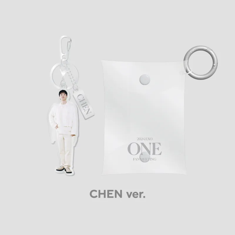 2024 EXO FAN-MEETING "ONE" MD - PVC POUCH+ACRYLIC KEY RING SET 상세 이미지 5