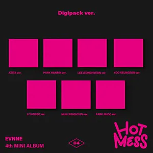 [세트] EVNNE (이븐) - 미니 4집 [HOT MESS] [Digipack Ver.]