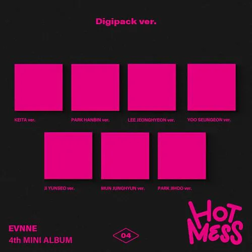 [세트] EVNNE (이븐) - 미니 4집 [HOT MESS] [Digipack Ver.]