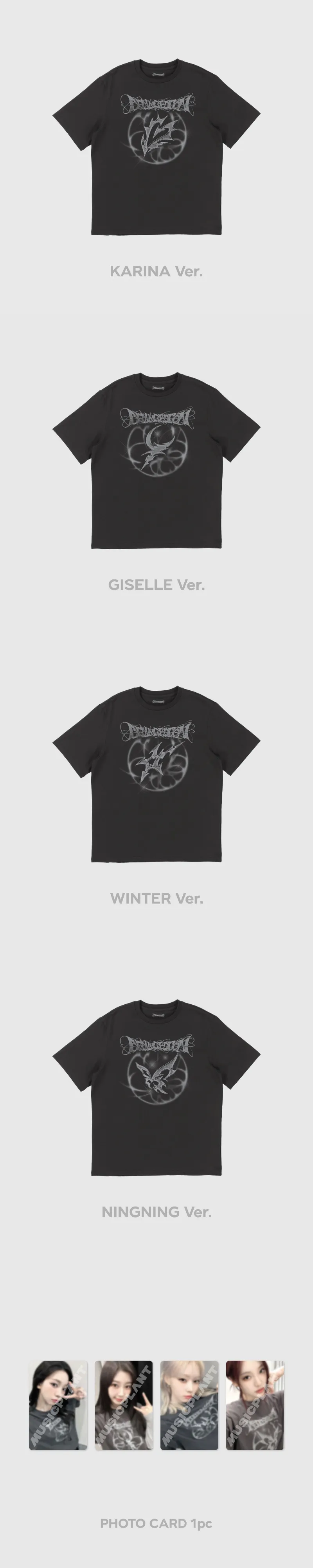 aespa 'Armageddon : The Mystery Circle' MD - T-SHIRT + PHOTO CARD SET 2