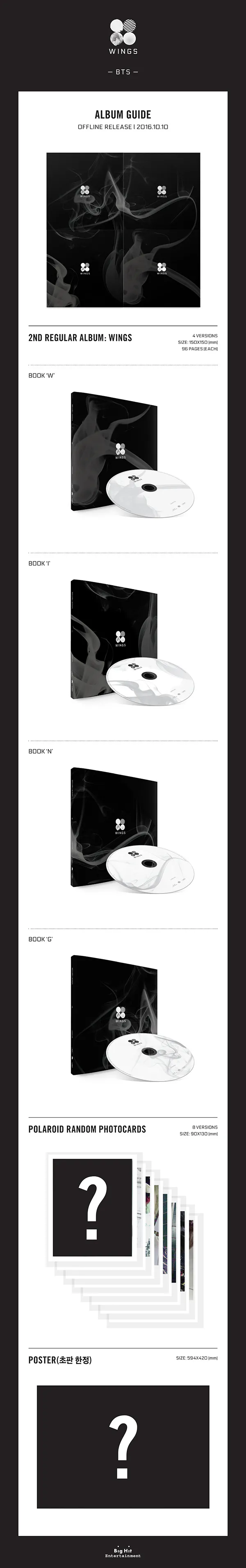 [랜덤] 방탄소년단 (BTS) - 정규 2집 [WINGS] 2