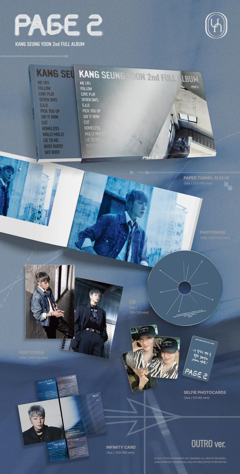 KANG SEUNG YOON 2nd FULL ALBUM [PAGE 2] (OUTRO ver.) 2