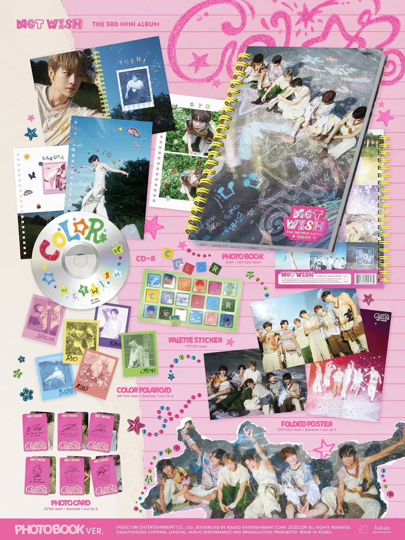 NCT WISH (엔시티 위시) - 미니 3집 [COLOR] (Photobook Ver.) 2
