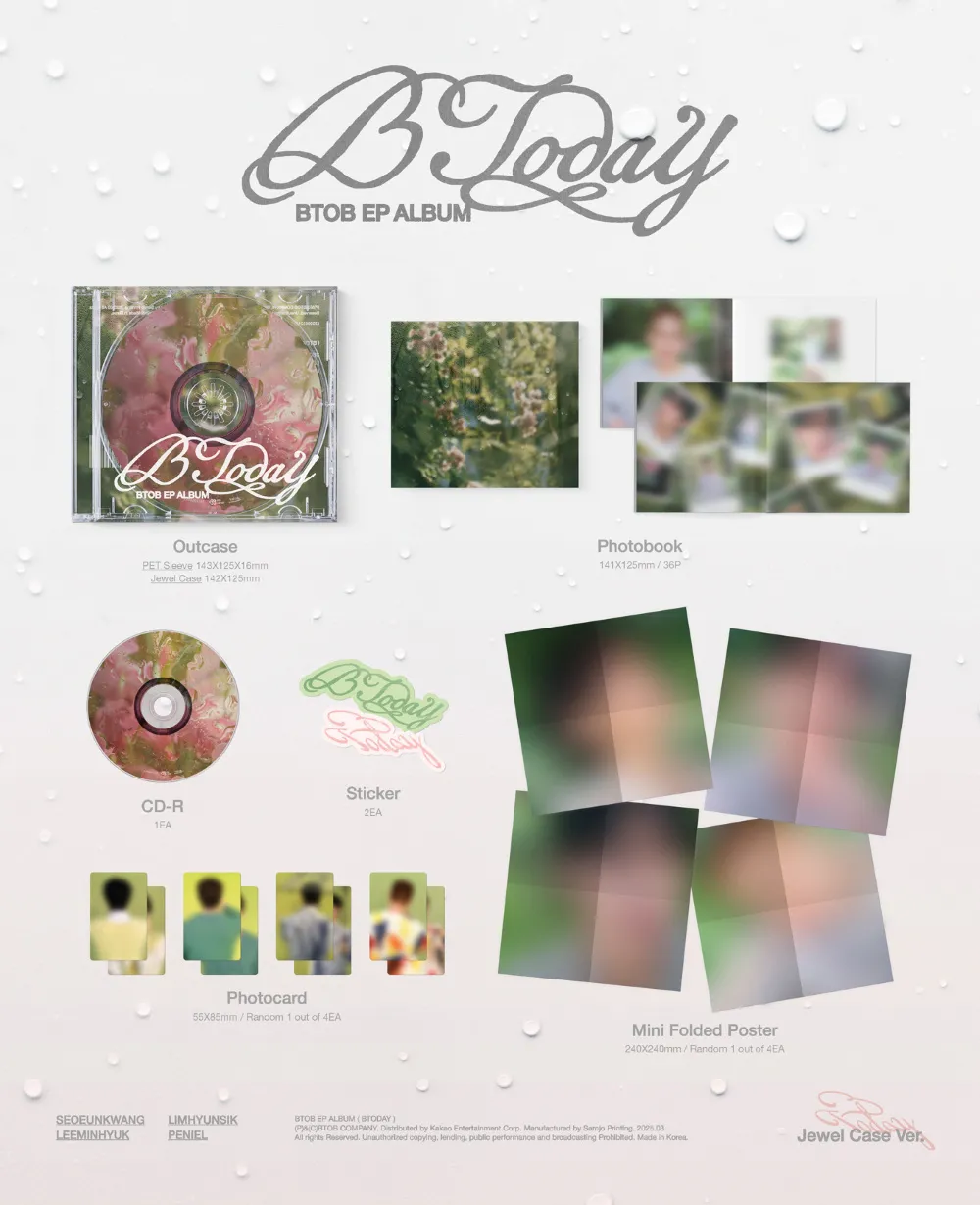BTOB (비투비) - EP 앨범 [BTODAY] (Jewel Case Ver.) 상세 이미지 2