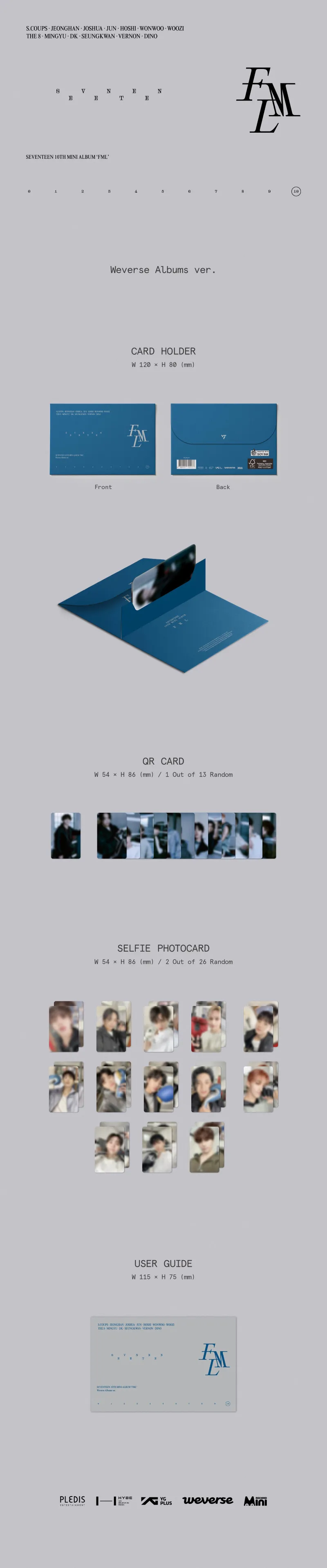 세븐틴 (SEVENTEEN) - 미니 10집 [FML] (Weverse Albums ver.) 2