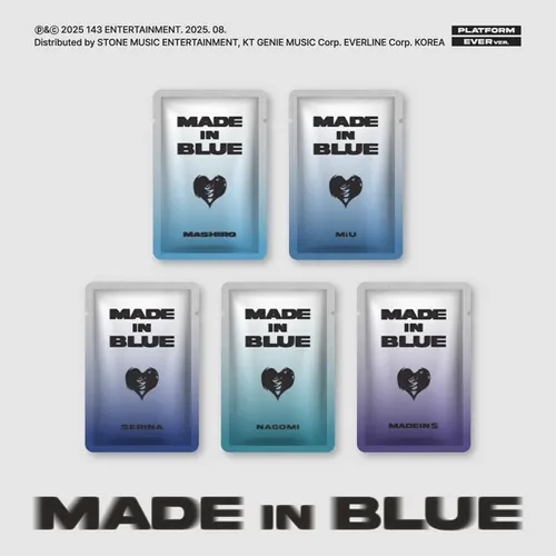 [랜덤] MADEIN S(메이딘S) - [MADE in BLUE] (MASHIRO.ver/MiU.ver/SERINA.ver/NAGOMI.ver/MADEIN S.ver)