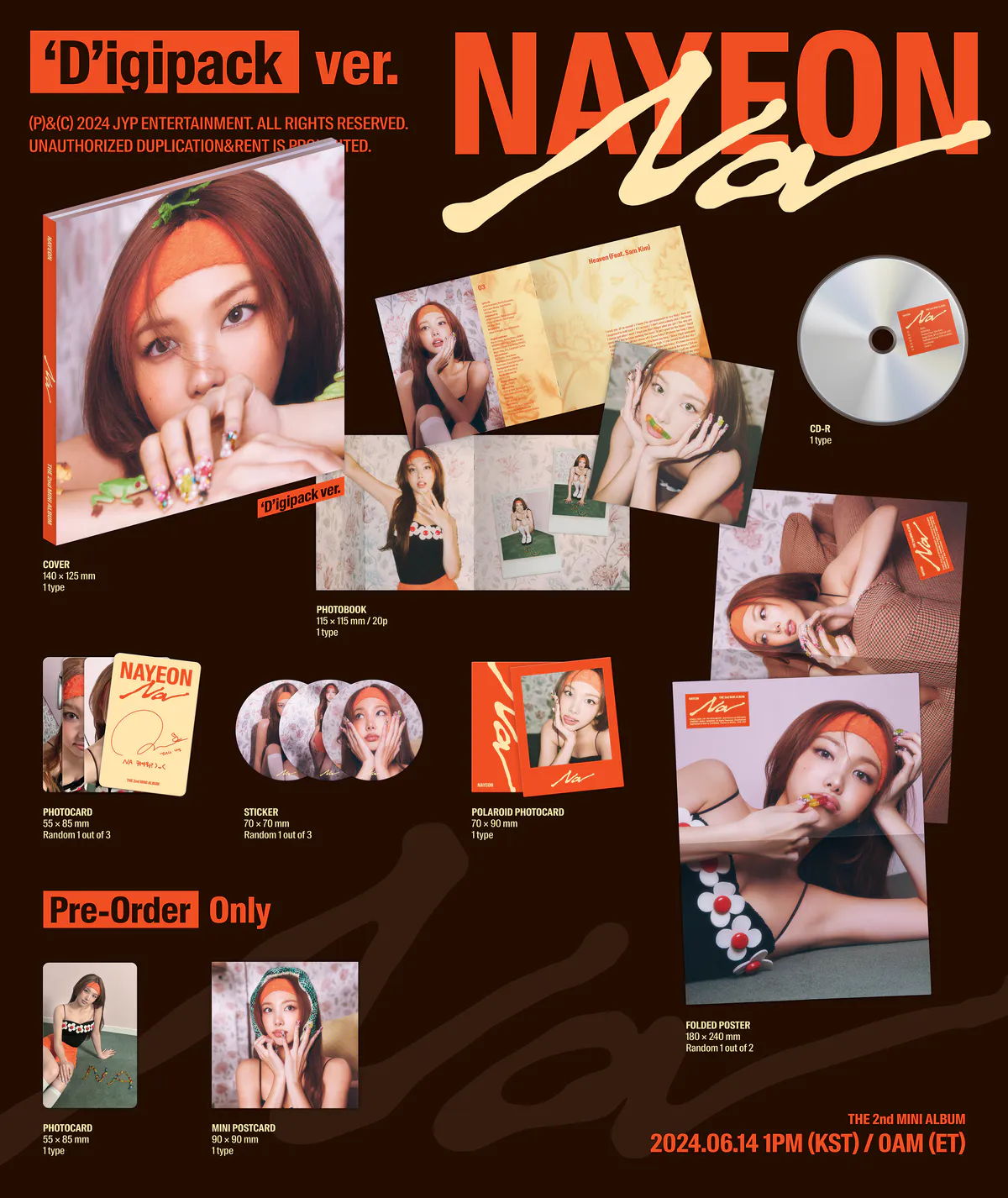 나연 (TWICE) - 미니 2집 [NA] ('D'igipack Ver.) 상세 이미지 2