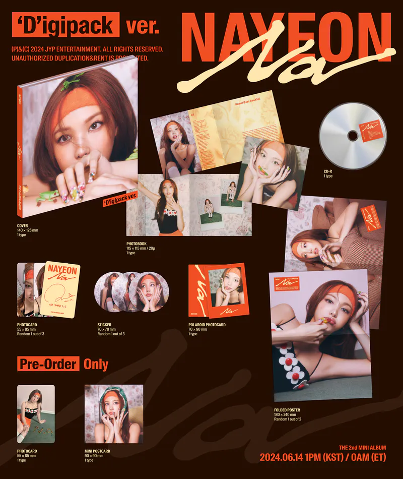 나연 (TWICE) - 미니 2집 [NA] ('D'igipack Ver.) 2