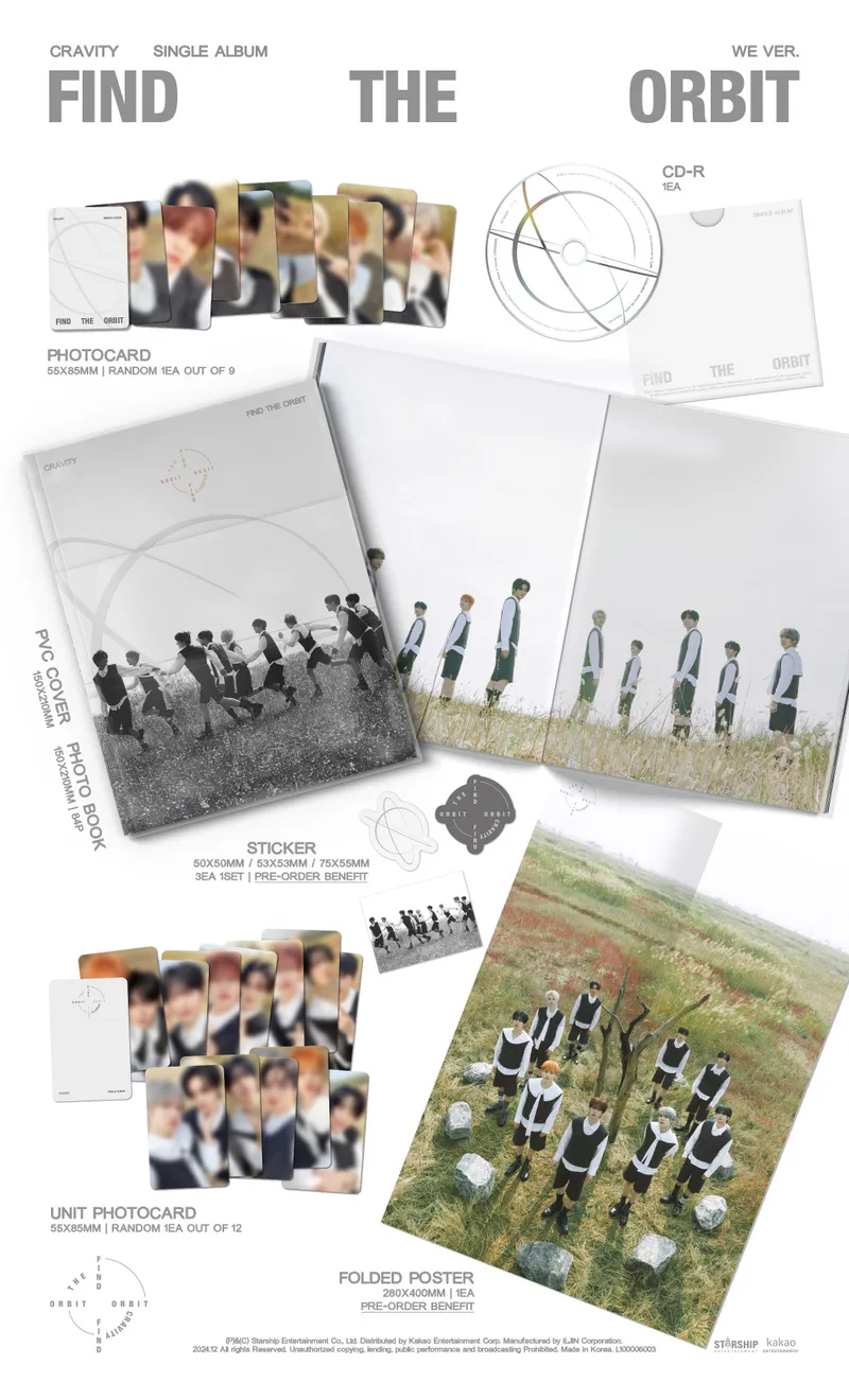CRAVITY (크래비티) - 싱글 [FIND THE ORBIT] (WE ver.) 2
