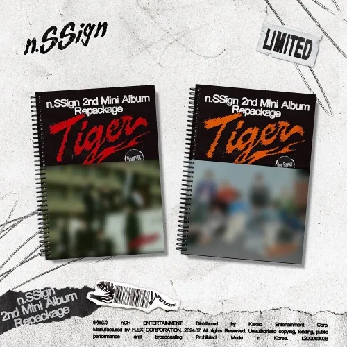 [랜덤] n.SSign (엔싸인) - 미니 2집 리패키지 [Tiger] (Tiger ver. / New Flavour ver.)